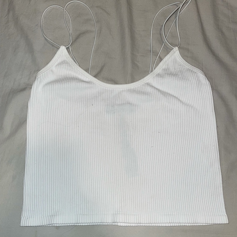 zara cropped tank top